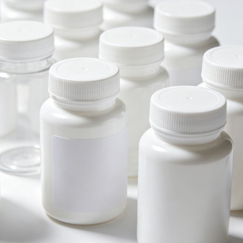 50ml 100ml ラウンド HDPE 薬の丸薬の空のプラスチック ボトル