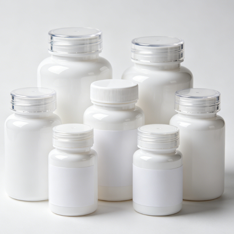 50ml 100ml ラウンド HDPE 薬の丸薬の空のプラスチック ボトル